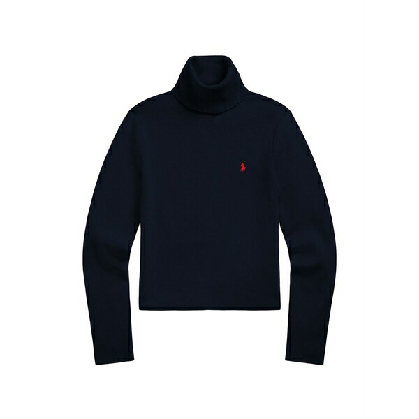 ラルフローレン レディース 編み物\u0026スウェーター アウター Roll-neck sweater Blue