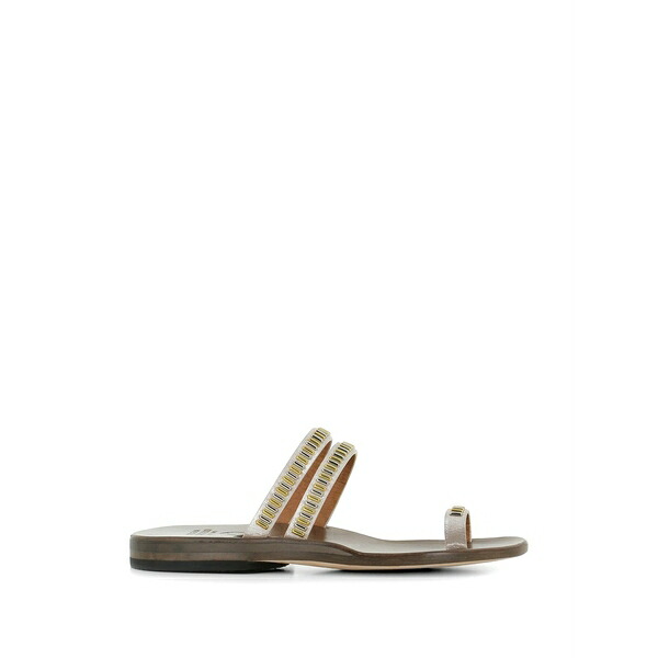 キャリーンコデロ レディース サンダル シューズ Sumi stud-embellished sandals Silver|asty