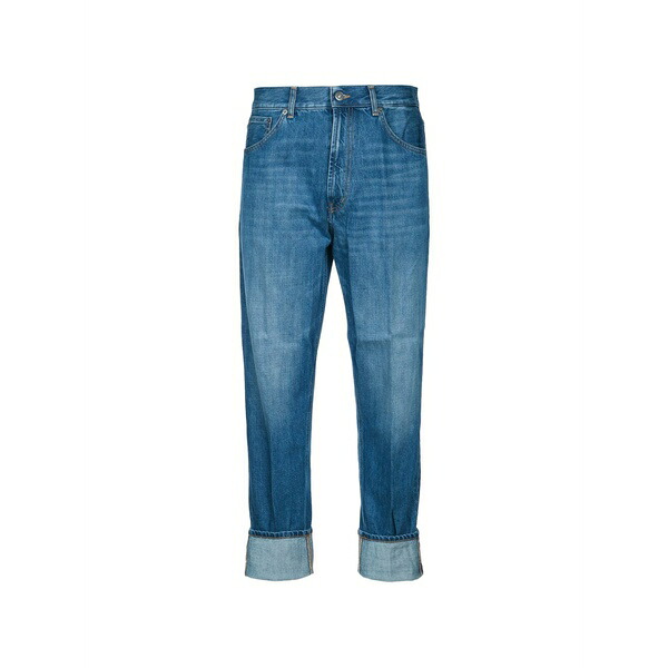 ドンダップ メンズ 心地好いズボン下 ボトムス Paco cuffed jeans Blue