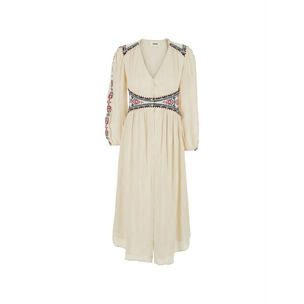 バッシュ レディース 衣装 トップス Embroidered long-sleeves dress Neutrals