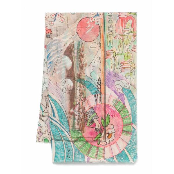 ファリエロ サルティ レディース 消音装置・袈裟・えり巻き 添え物 Japan scarf Pink