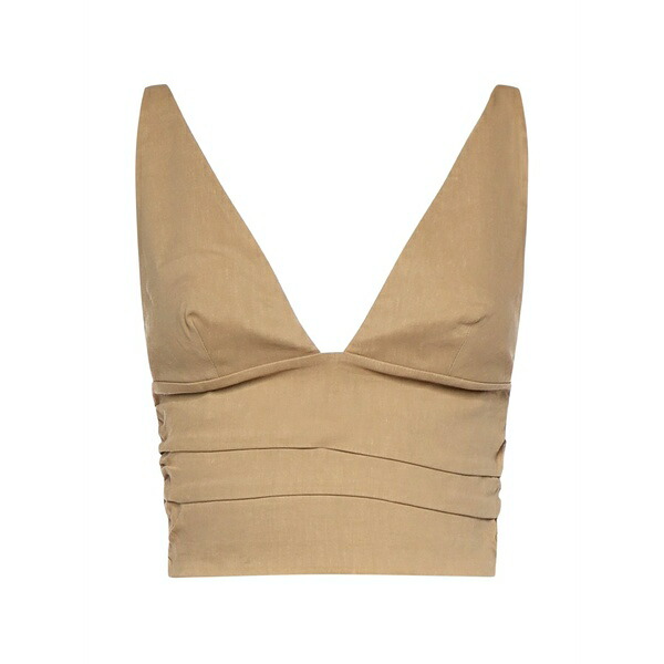 ピンコ レディース カットソー トップス V-neck top Neutrals