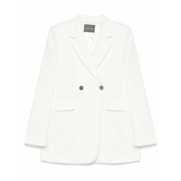ロレーナアントニアッツィ レディース 上衣＆上衣 アウター Herrington pattern blazer White