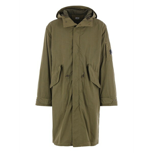 シーピーカンパニー メンズ コート アウター Micro kei explorer coat Green｜asty