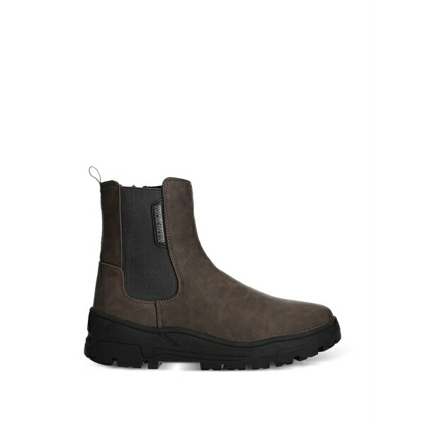ナパピリ メンズ ブーツ シューズ Zip-fastening boots Brown｜asty