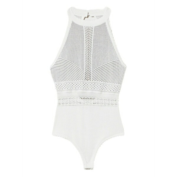 ツインセット レディース Tシャツ トップス Knitted bodysuit -｜asty