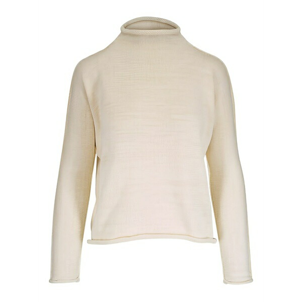 真っ正直 ＆ アイリーン レディース 編み物\u0026プルオーバー アウター Monterey funnel-neck sweater Neutrals