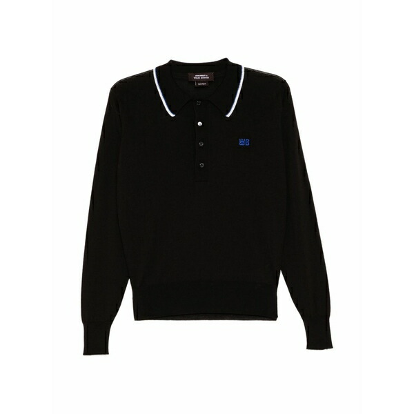 ウェールズ ボナー メンズ スポーツシャツ トップス X john smedley henry polo shirt Brown