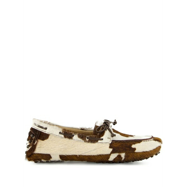 ル モンド ベリル レディース スリッポン・ローファー シューズ Driver calf-hair loafers Neutrals