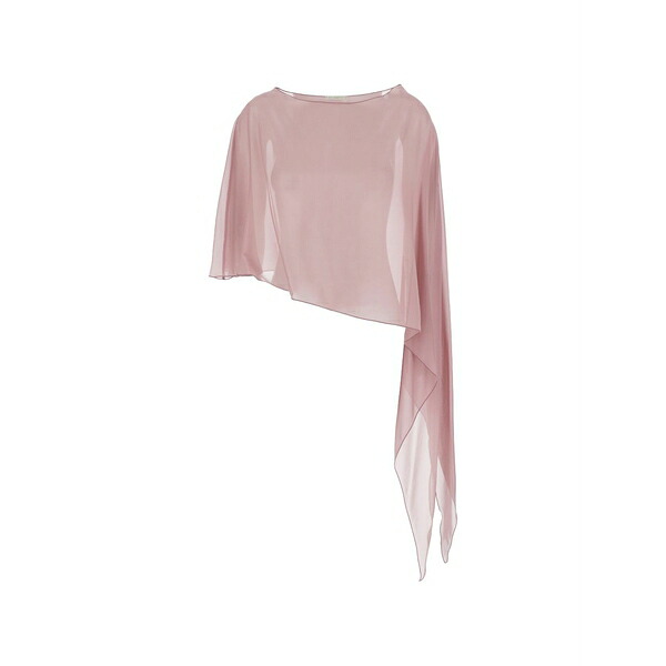アントネリ レディース えり巻き・袈裟・えり巻き 付属品 Asymmetric-hem scarf Pink
