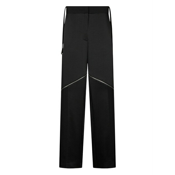 リュージョー レディース カジュアルパンツ ボトムス Zip wide trousers Black｜asty