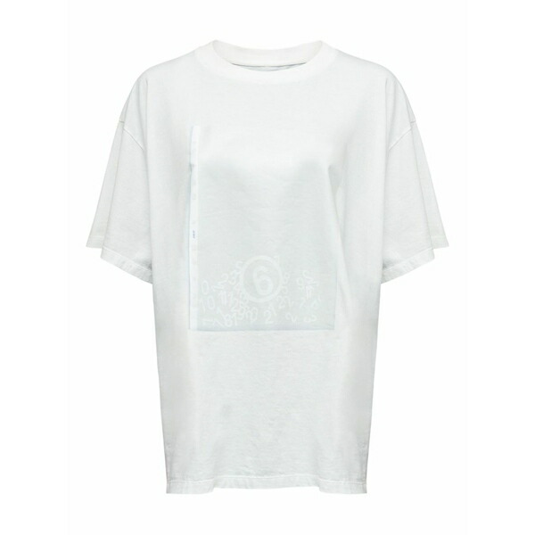 マルタンマルジェラ レディース プルオーバー トップス Cotton t-shirt White
