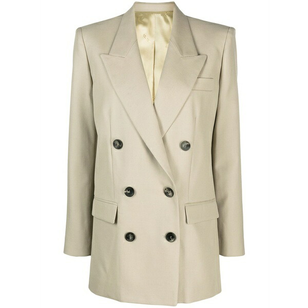 イザ呼びりん マラン レディース 上衣＆上衣 アウター Nevimea double-breasted blazer Neutrals