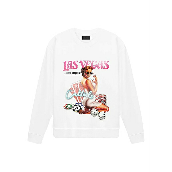 アールティーエー メンズ パーカー・スウェットシャツ アウター Las vegas cocktails sweatshirt White