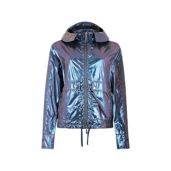 ムーレー レディース ジャケット＆ブルゾン アウター Hooded zip jacket Blue｜asty