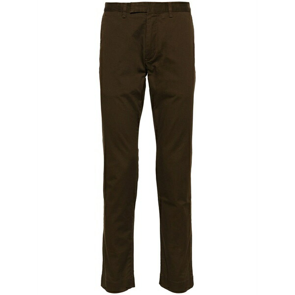 ラルフローレン メンズ 心地好いズボン下 ボトムス Logo-tag trousers Brown