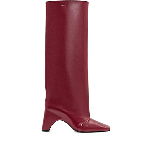 コペルニ レディース ブーツ シューズ Bridge square-toe boots Red