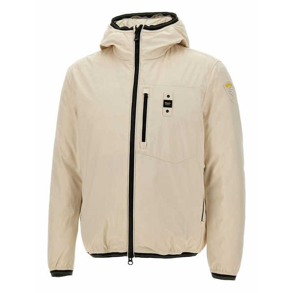 ブラウアー メンズ 上衣＆上衣 アウター Hooded zip-up jacket Neutrals