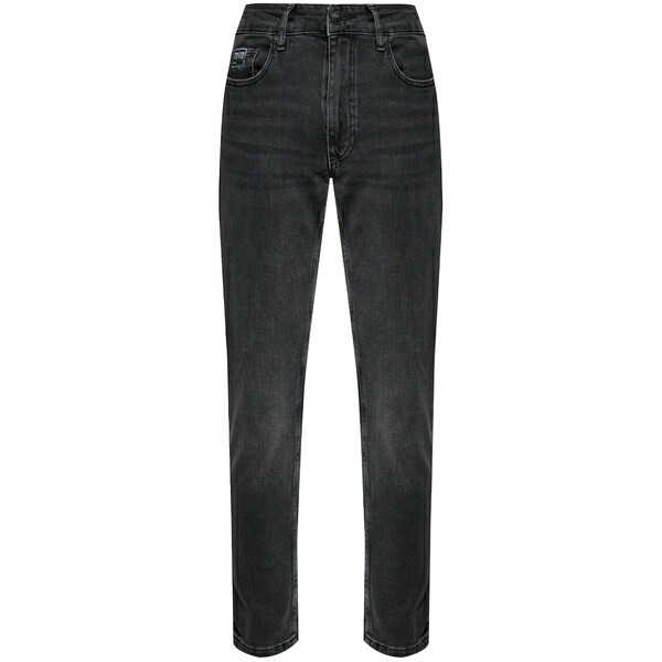 呼びりん探し回る メンズ ジーンズズボン下 ボトムス Cropped jeans  Black