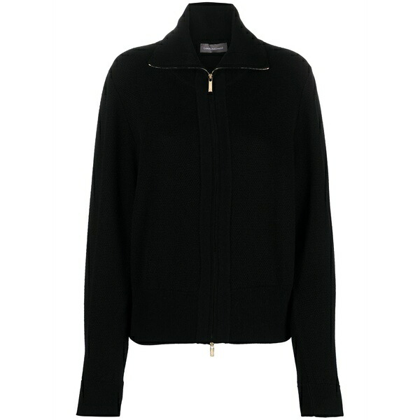 ロレーナアントニアッツィ レディース ジレー アウター Spread-collar virgin wool-blend cardigan  Black