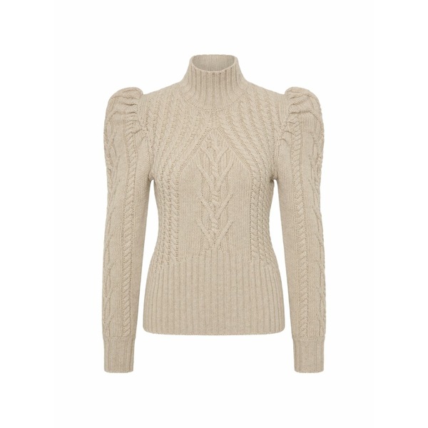 レベッカ・ヴァランス レディース 編み物\u0026スウェーター アウター Puffed-sleeve knitted jumper Neutrals