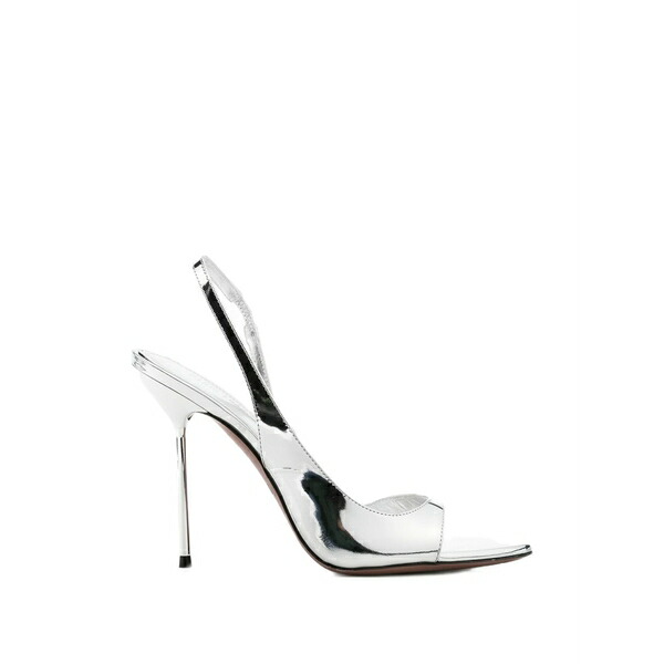 パリテキサス レディース サンダル シューズ Stiletto-heel sandals Silver|asty