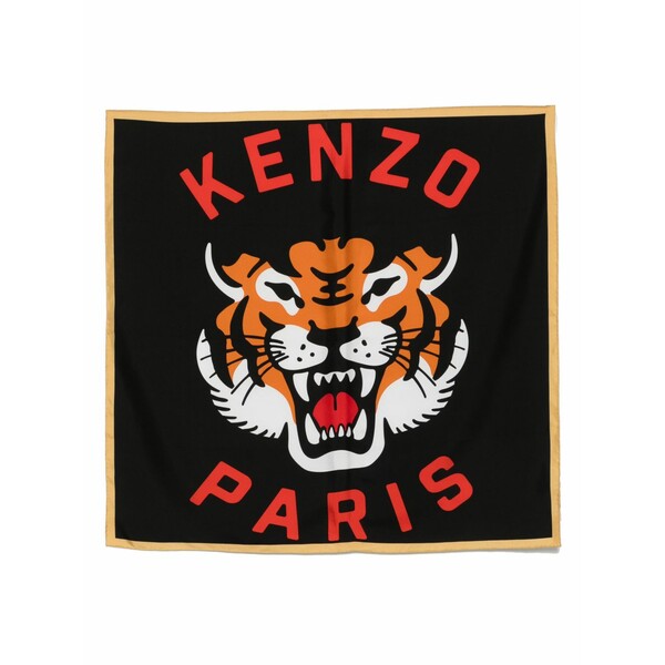 ケンゾー レディース えり巻き・袈裟・えり巻き 付属物 Lucky tiger scarf Black