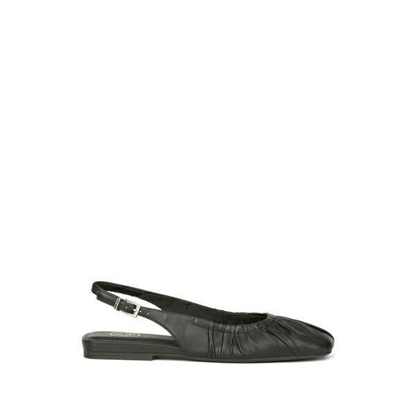 木灰 レディース パンプス シューズ Gathered ballet flats Black
