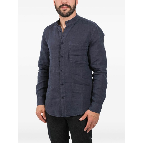 エヌエヌ77 メンズ プルオーバー トップス Eddie pocket shirt Blue