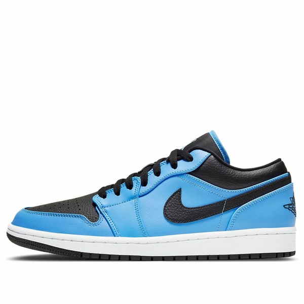 Jordan ジョーダン メンズ スニーカー 【Air Jordan 1 Low \u0027University Blue Black\u0027 553558-403】  大きさ US_7(25.0糎)