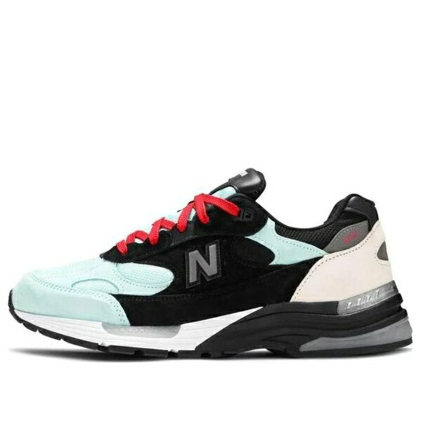 New Balance ニューバランス メンズ スニーカー 【New Balance Amoeba Music x Nice Kicks x 992 Made in USA 'Peace Through Music - Black' M992NK2】 サイズ US_7(25.0cm)|asty