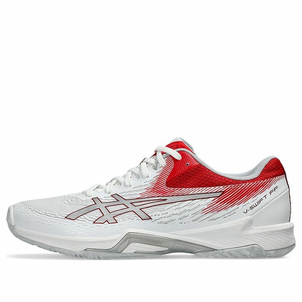 ASICS アシックス メンズ スニーカー 【ASICS V-Swift FF 4 \u0027White Classic Red\u0027 1053A066-101】  大きさ US_6(24.0糎)