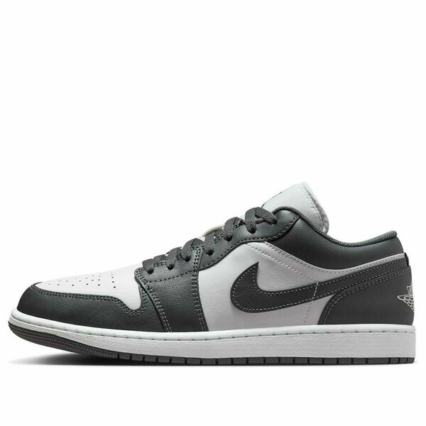 Jordan ジョーダン メンズ スニーカー 【Air Jordan 1 Low 'Grey White' 553558-044】 サイズ US_M_17|asty