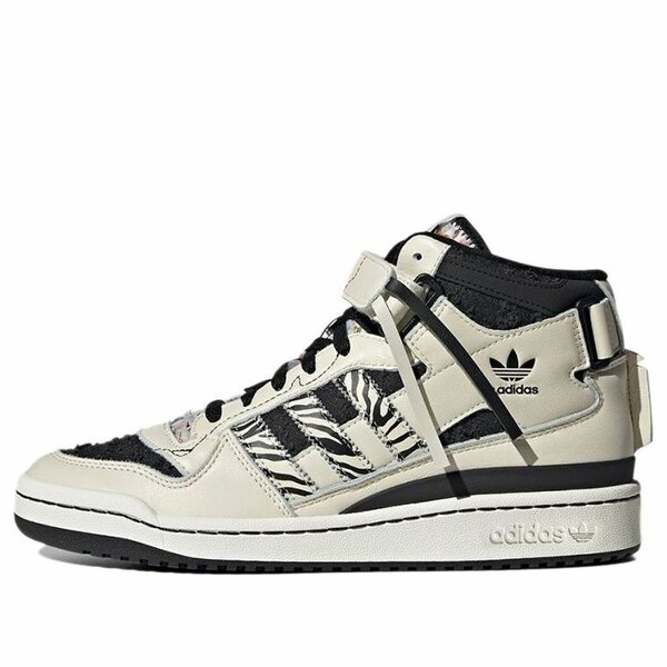 adidas アディダス メンズ スニーカー フォーラム 【adidas originals Unisex Forum Mid Sneakers Creamy White Black GX3957】  サイズ US_8.5(26.5cm)