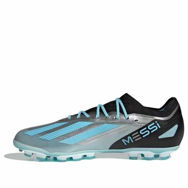 adidas アディダス メンズ スニーカー 【adidas X Crazyfast Messi.1 2G 3G AG \u0027Silver Blue Core Black\u0027 IF0154】  大きさ US_11.5(29.5糎)