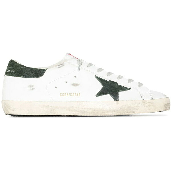 Golden Goose ゴールデングース メンズ スニーカー  【Golden Goose Super-Star Sherpa Lining White Green】  サイズ US_8(26.0cm) White/Green