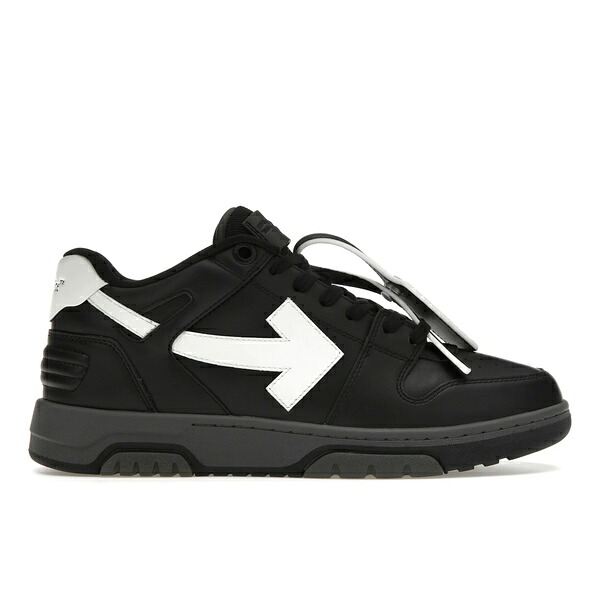 OFF-WHITE オフホワイト メンズ スニーカー 【OFF-WHITE Out Of Office OOO Low Tops Black Grey White FW23】 サイズ US_12(30.0cm) Black/Grey/White｜asty