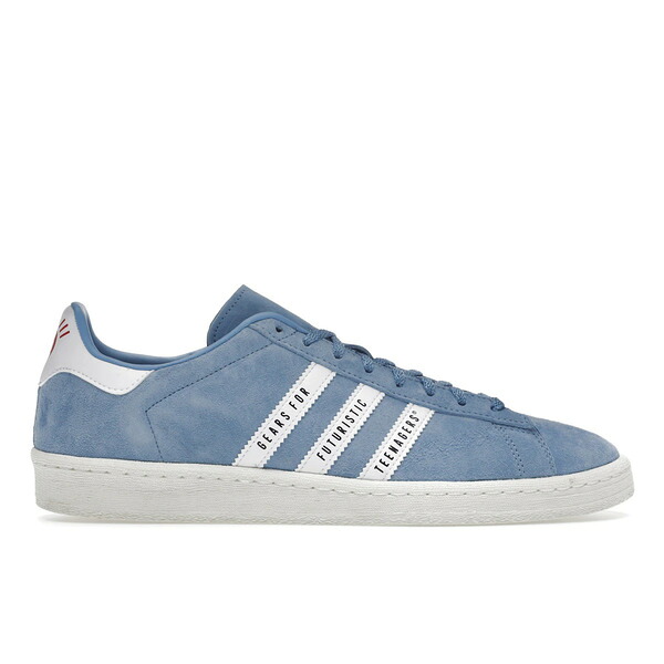 adidas アディダス メンズ スニーカー 【adidas Campus Human Made Blue】 サイズ US_11.5(29.5cm) Light Blue/Cloud White/Off White|asty