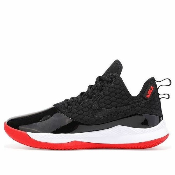 Nike ナイキ メンズ スニーカー  【Nike LeBron Witness 3 Premium \u0027Black Red\u0027 BQ9819-001】  大きさ US_10.5(28.5糎)