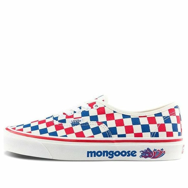Vans バンズ メンズ スニーカー  【Vans Our Legends x Authentic 44 DX \u0027Mongoose - Red Blue Checkerboard\u0027 VN0A4BVYRDB】  大きさ US_9.5(27.5糎)