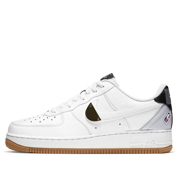 Nike ナイキ メンズ スニーカー  【Nike x NBA Air Force 1 \u002707 LV8 \u0027White Pure Platinum\u0027 CT2298-100】  大きさ US_7.5(25.5糎)