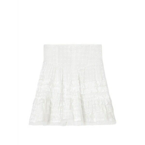 ガニー レディース スコート ボトムス Broderie-anglaise mini skirt White