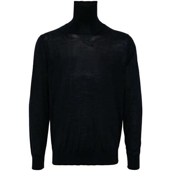 カルーゾ メンズ ニット&セーター アウター Roll-neck jumper Blue|asty