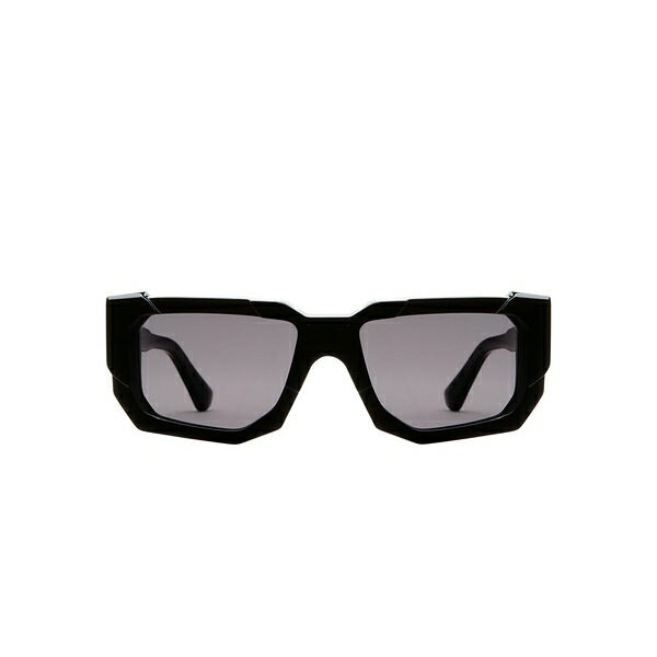 クボラウム メンズ サングラス・アイウェア 添え物 K61 square-shapesunglasses Black