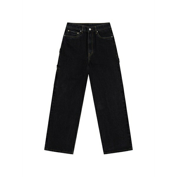 ゴーシャ ラブチンスキー メンズ ジーンズズボン下 ボトムス Utility denim straight-leg jeans Black