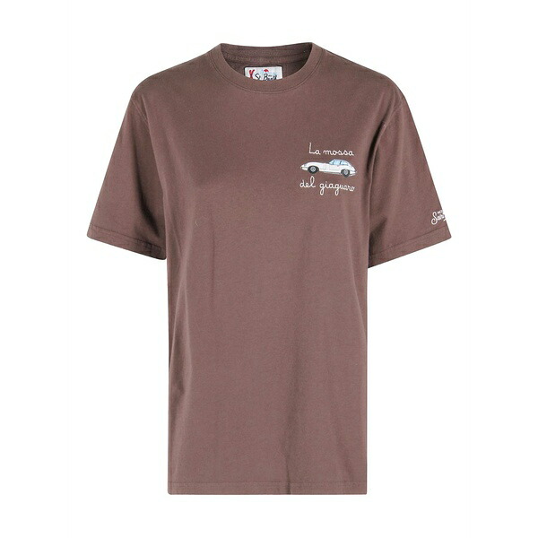 エムシーツーセイントバース メンズ ティーシャツ トップス Car-print t-shirt Brown