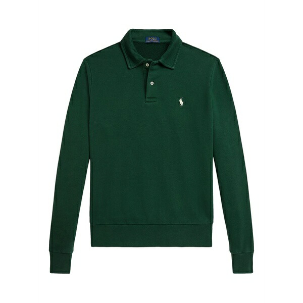 ラルフローレン メンズ スポーツシャツ トップス Loopback long-sleeve sweatshirt Green