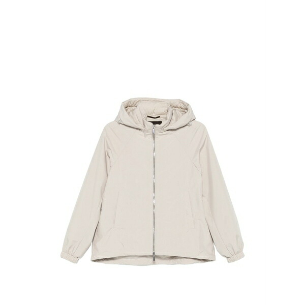 ムーレー レディース 上衣＆上衣 アウター Cylia hooded zip jacket Neutrals
