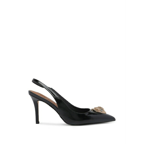 カートジェイガーロンドン レディース パンプス シューズ Belgravia eagle-plaque slingback pumps Black