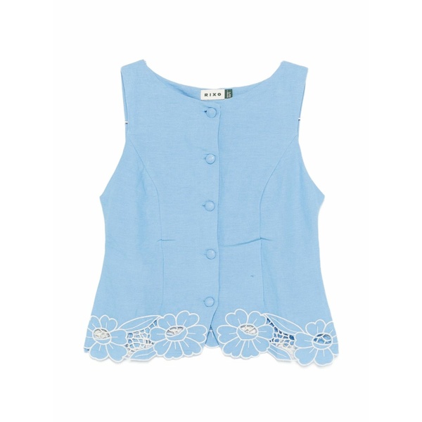 リキソー レディース プルオーバー トップス Lucca sleeveless blouse Blue